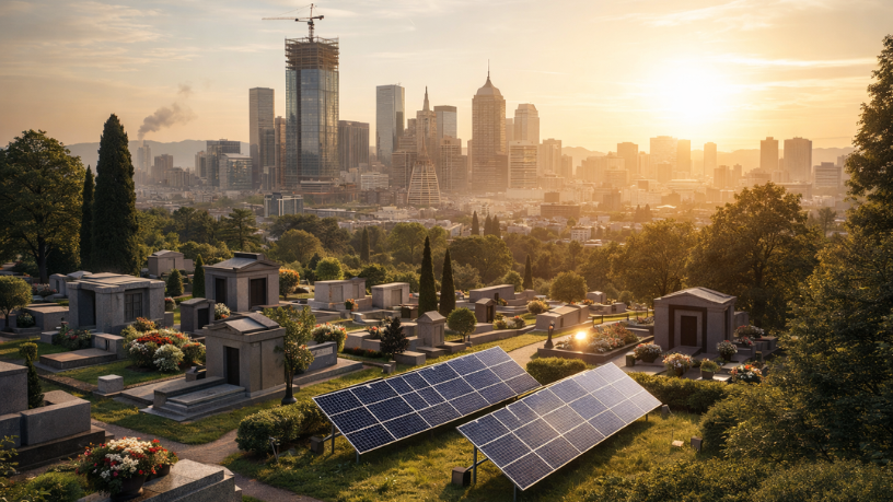 Cidades em expansão exigem planejamento para garantir sustentabilidade no setor funerário, afirma Tiago Schietti.